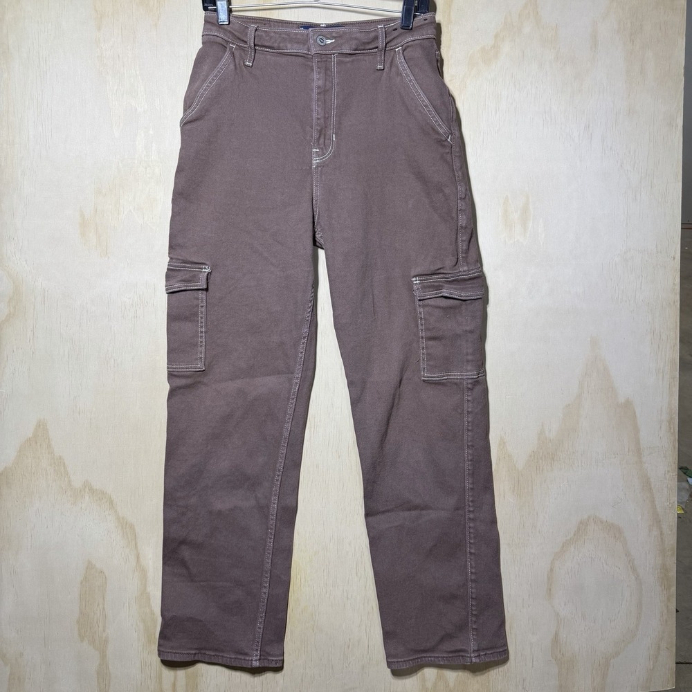 Y2K Hollister Ultra High Rise Dad Jean Vintage Stretch Sz 7R 28x31 Cargo Pants